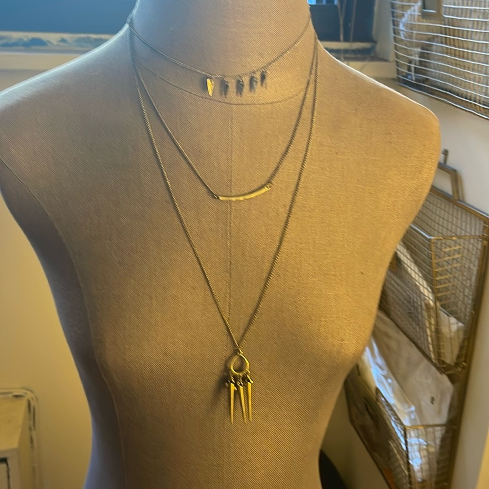 Multi layered necklace